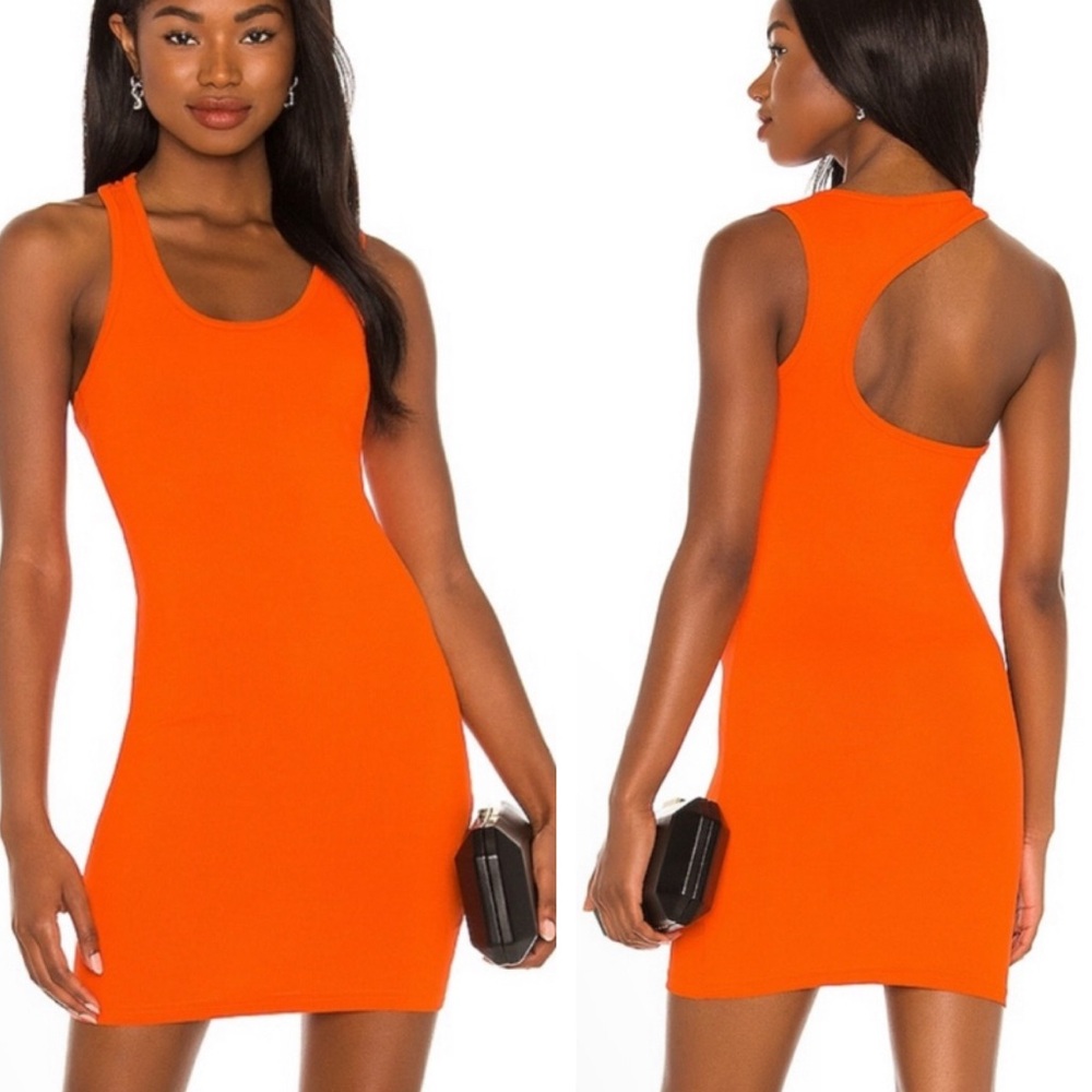 {BY.DYLN} Kendall Dress in Orange NWT